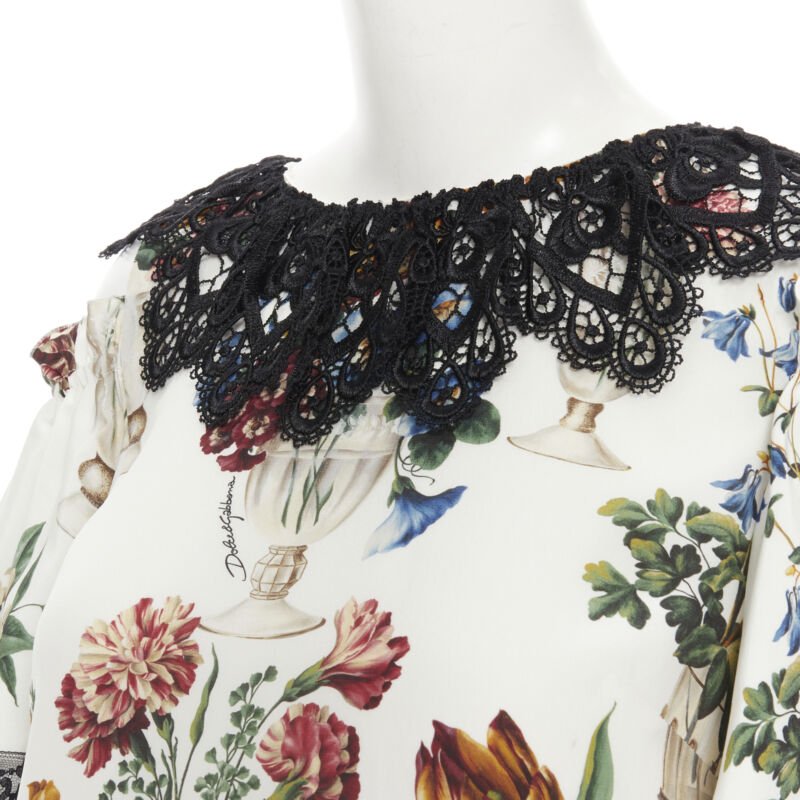 Dolce & Gabbana Vase Floral Dress - Side view