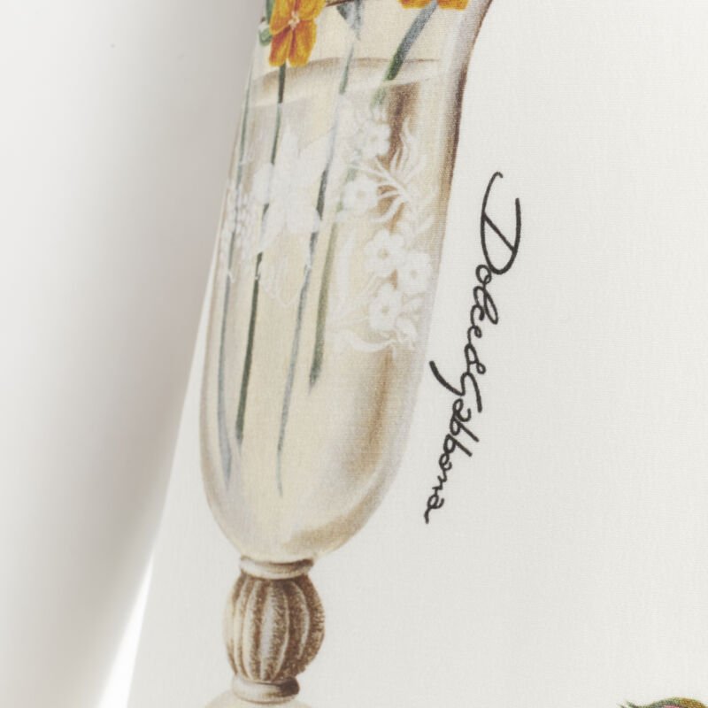 Dolce & Gabbana Vase Floral Dress - Image 11