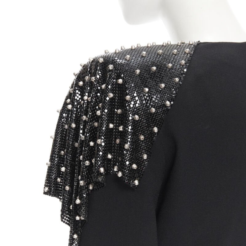 Saint Laurent Chainmail Dress - Back view