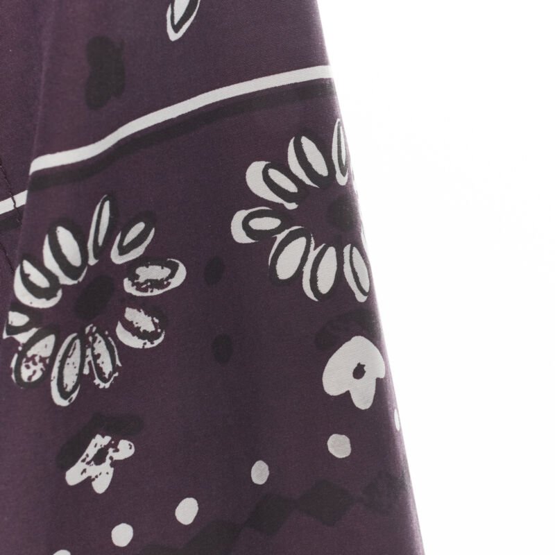 Burberry Purple Paisley Coat - Image 14