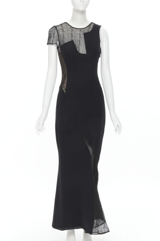 Gianni Versace Web Sheer Gown