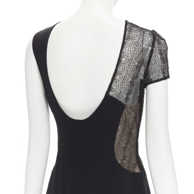 Gianni Versace Web Sheer Gown - Back view