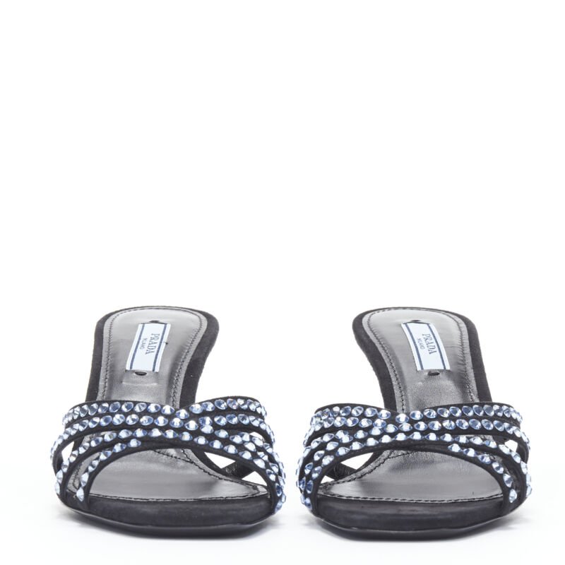 Prada Rhinestone Sandals - Image 6