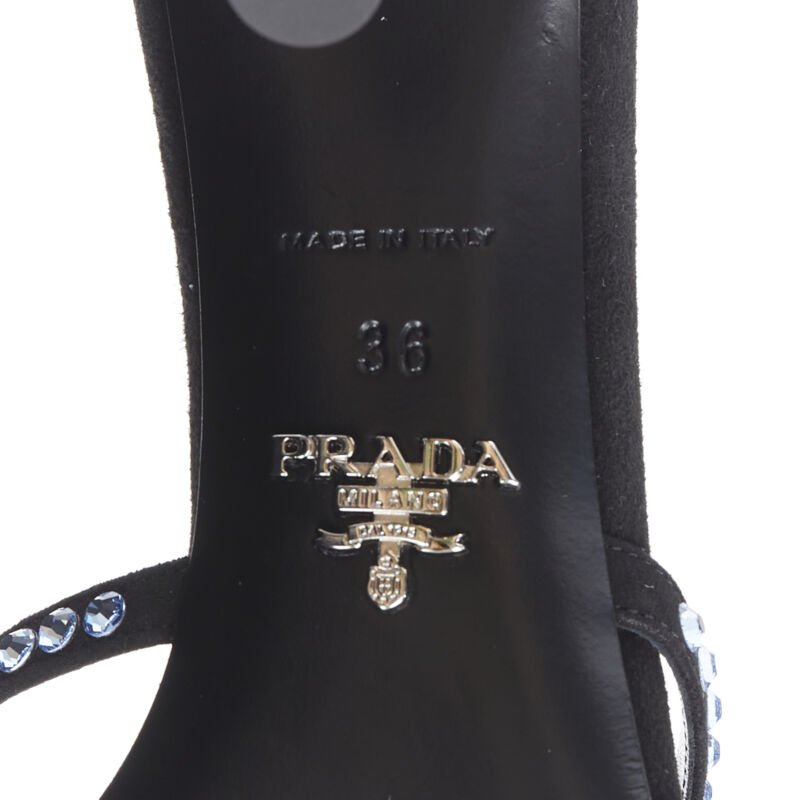 Prada Rhinestone Sandals - Image 12