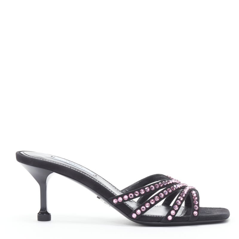 Prada Rhinestone Sandals