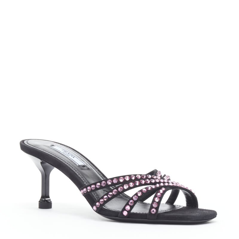 Prada Rhinestone Sandals - Back view