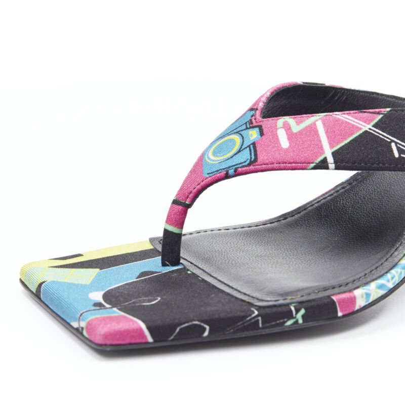 Balenciaga Floral Mule Sandals - Image 10