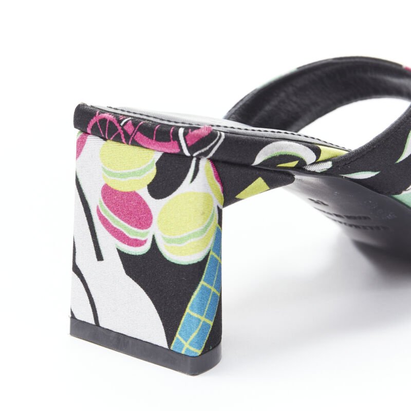 Balenciaga Floral Mule Sandals - Image 11