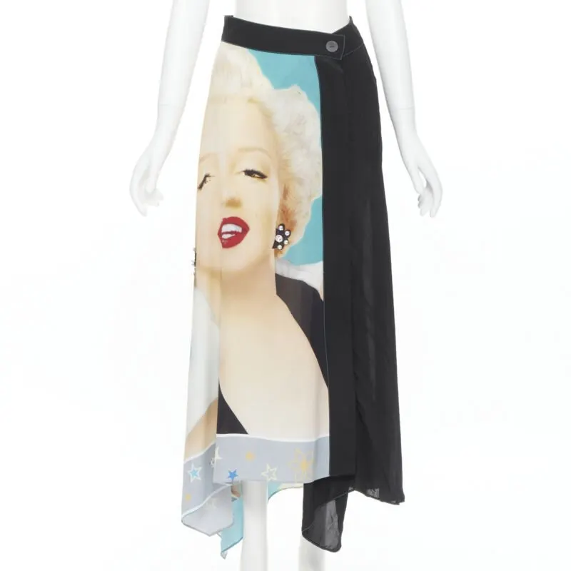 Loewe Photo Wrap Skirt Black Viscose Very good - Inside View