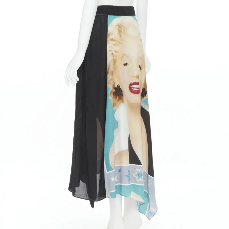 Loewe Photo Wrap Skirt Black Viscose Very good - Box View