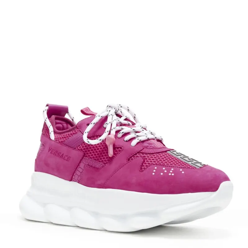 Versace Chain Reaction Shoes Pink Never worn - Back View