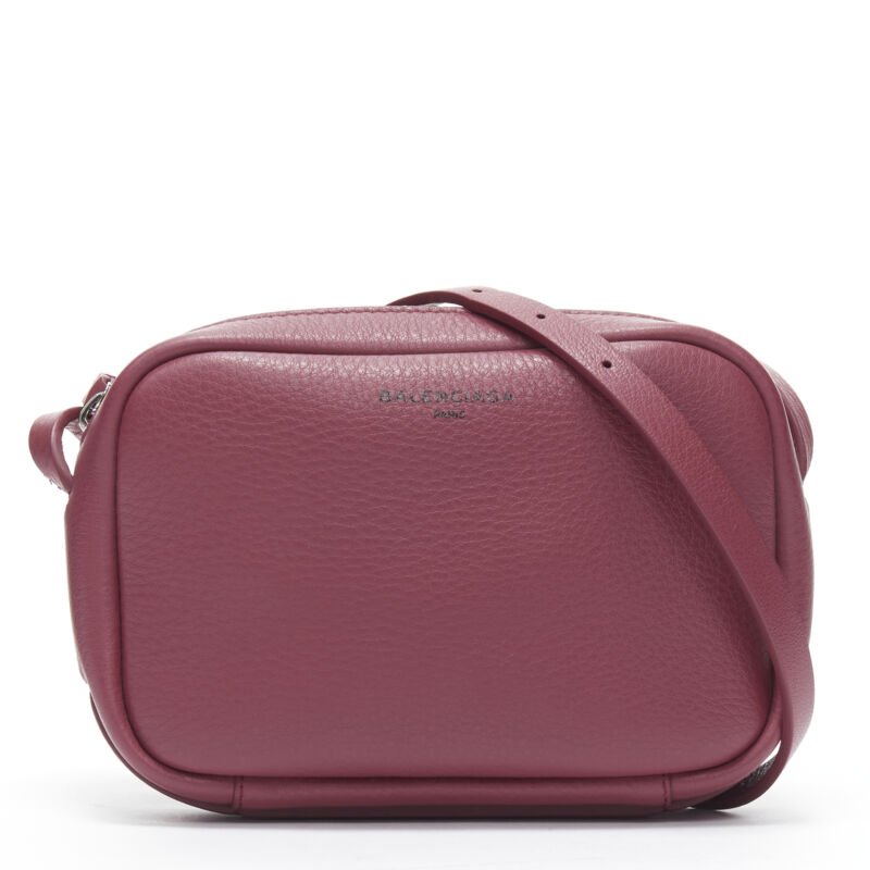 Balenciaga Black Logo Camera Bag