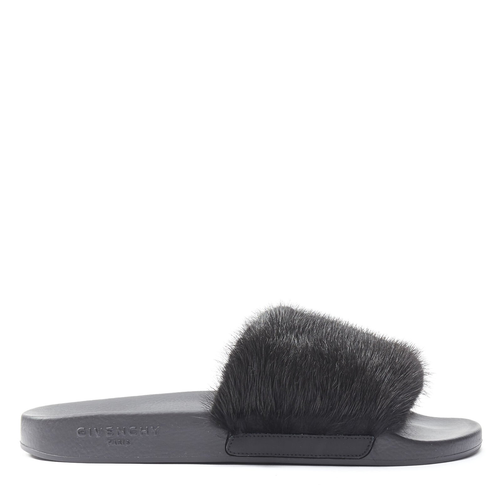 Givenchy Mink Fur Slides - Back view