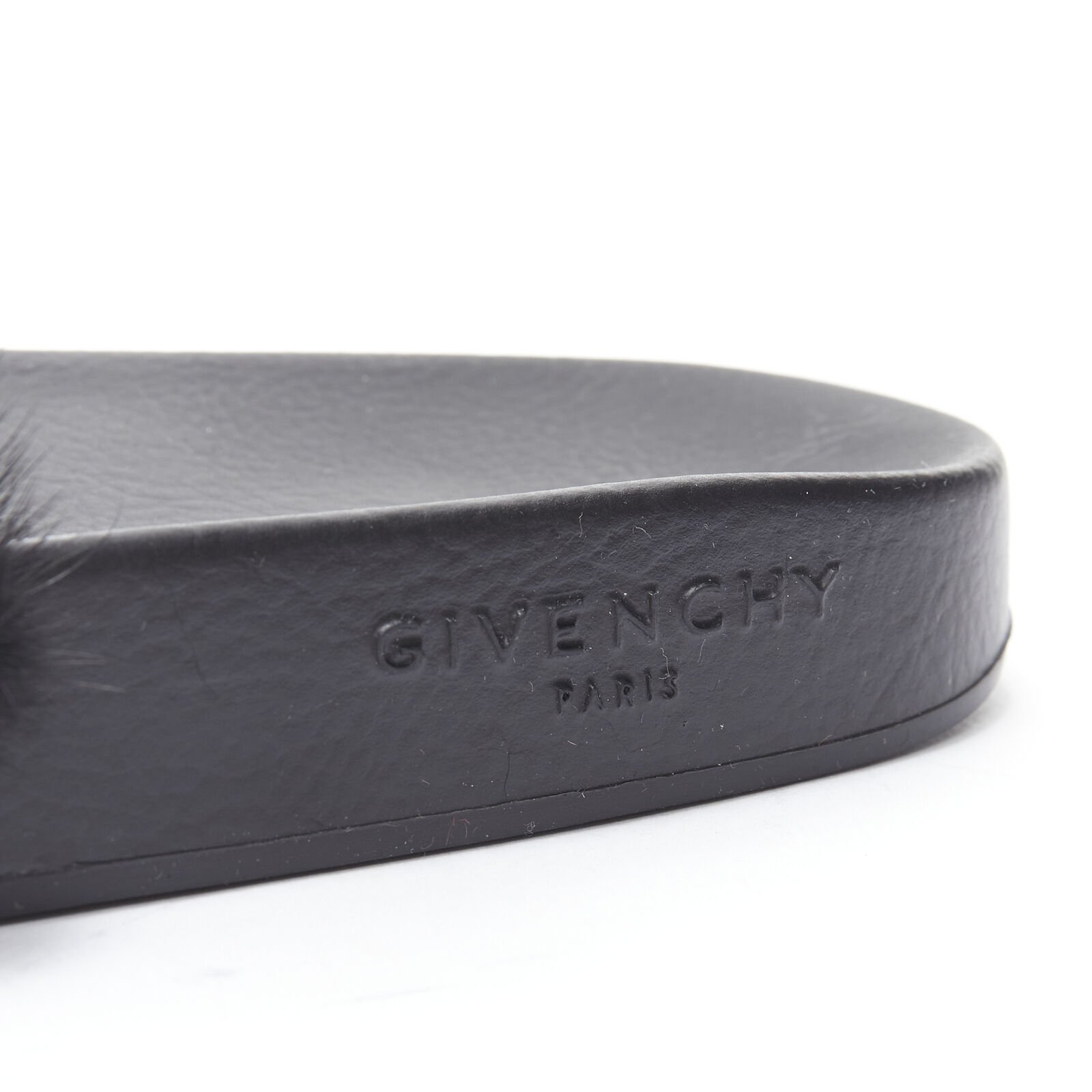 Givenchy Mink Fur Slides - Side view