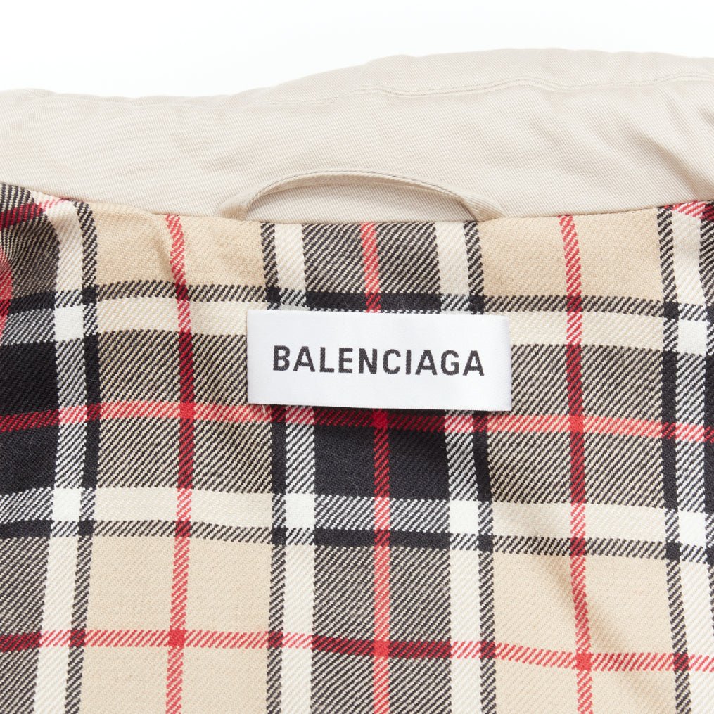 Balenciaga Fake Layering leather trench coat - Image 15