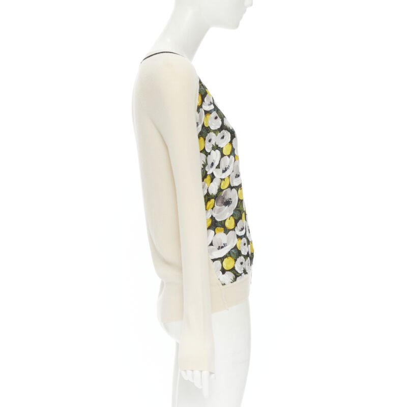 Louis Vuitton Silk Panel Cardigan - Side view