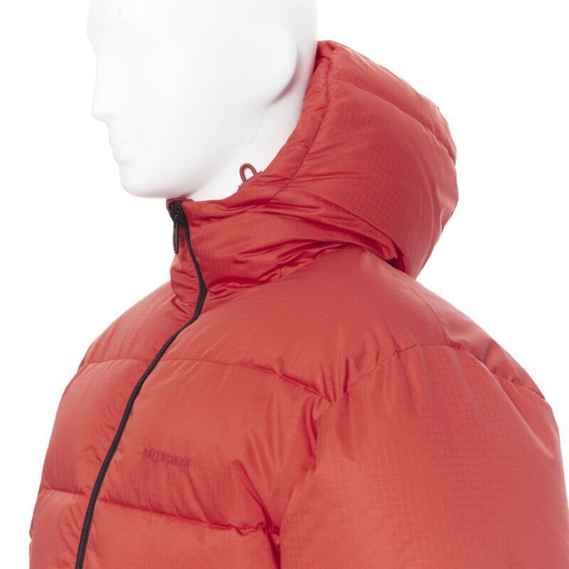 Balenciaga Red Nylon Puffer - Image 11
