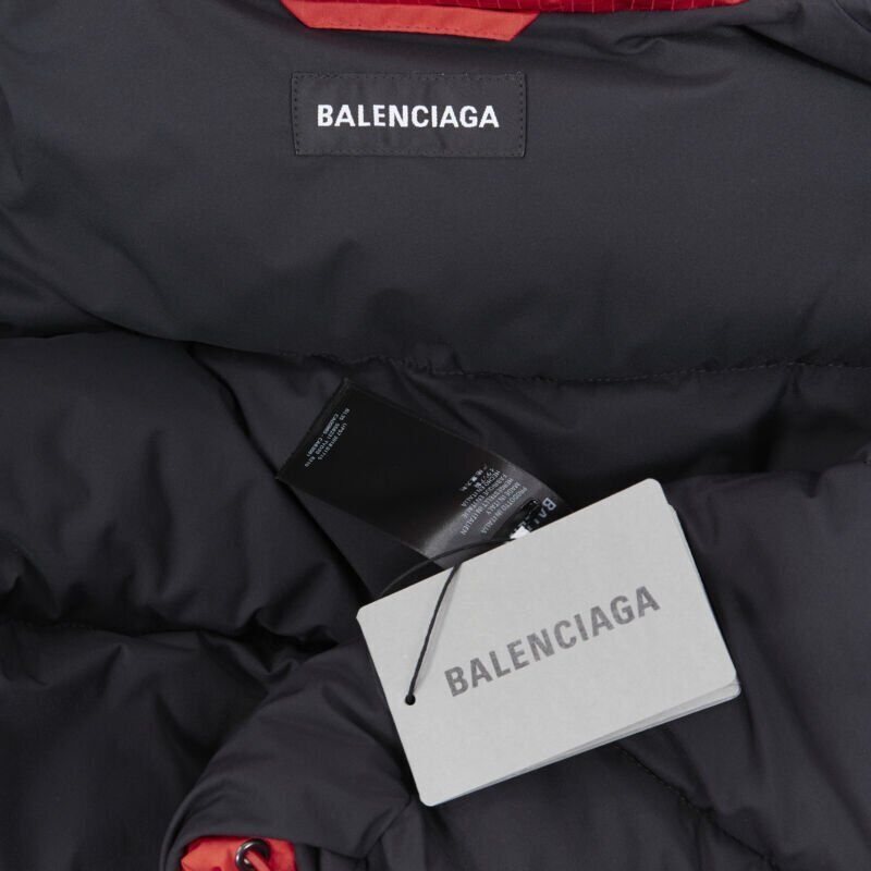 Balenciaga Red Nylon Puffer - Image 13