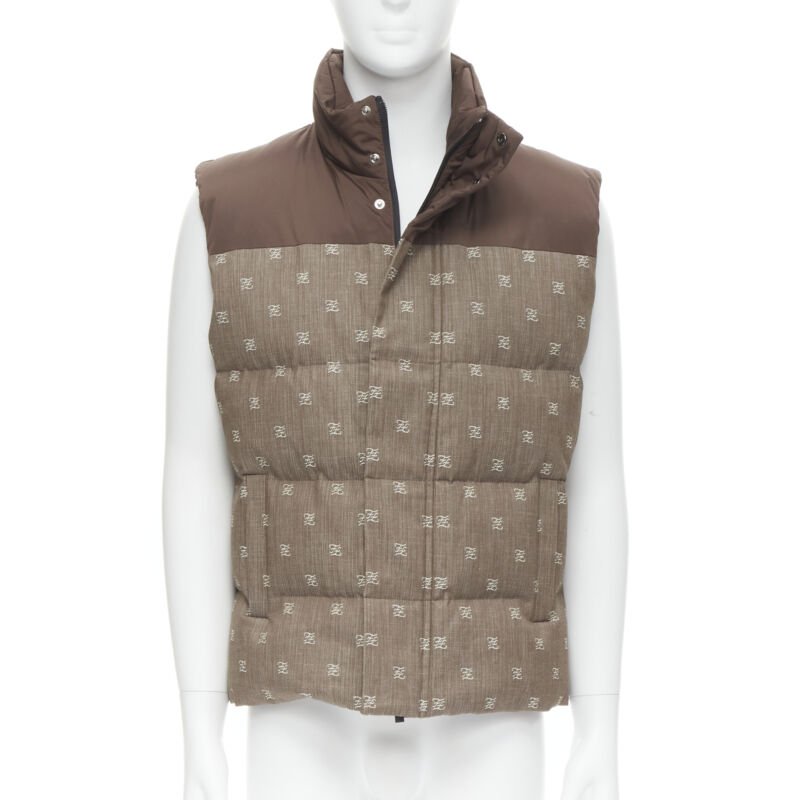 Fendi Zucca Puffer Vest