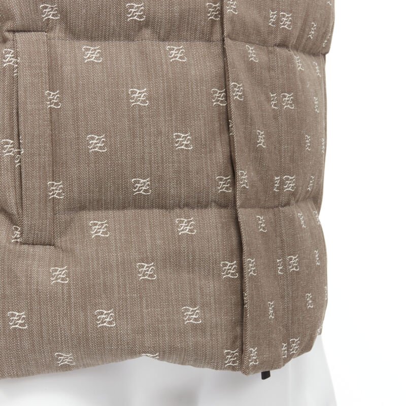 Fendi Zucca Puffer Vest - Image 12