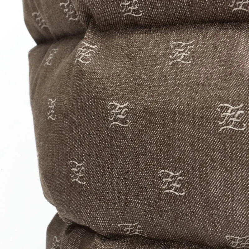 Fendi Zucca Puffer Vest Brown Cotton Never worn, with tag - Back View