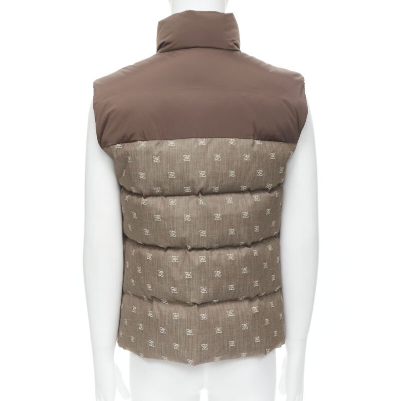 Fendi Zucca Puffer Vest - Side view
