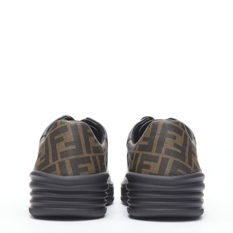 Fendi Zucca Heel Sneakers - Side view
