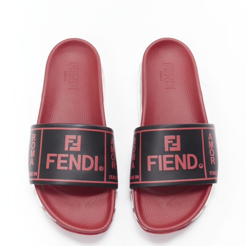 Fendi Air Sole Slides - Back view