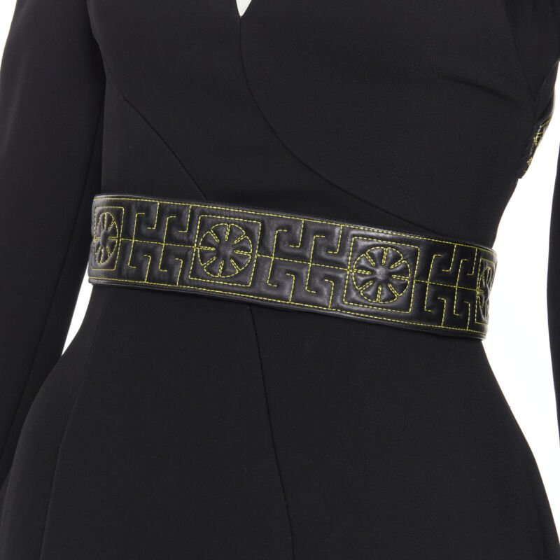 Versace Greca Harness Dress - Image 11