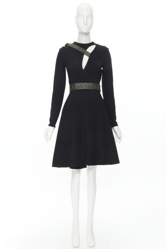 Versace Greca Harness Dress - Image 14