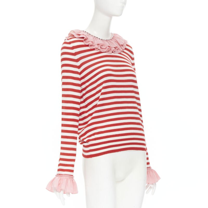 Gucci Crystal Collar Sweater - Image 6