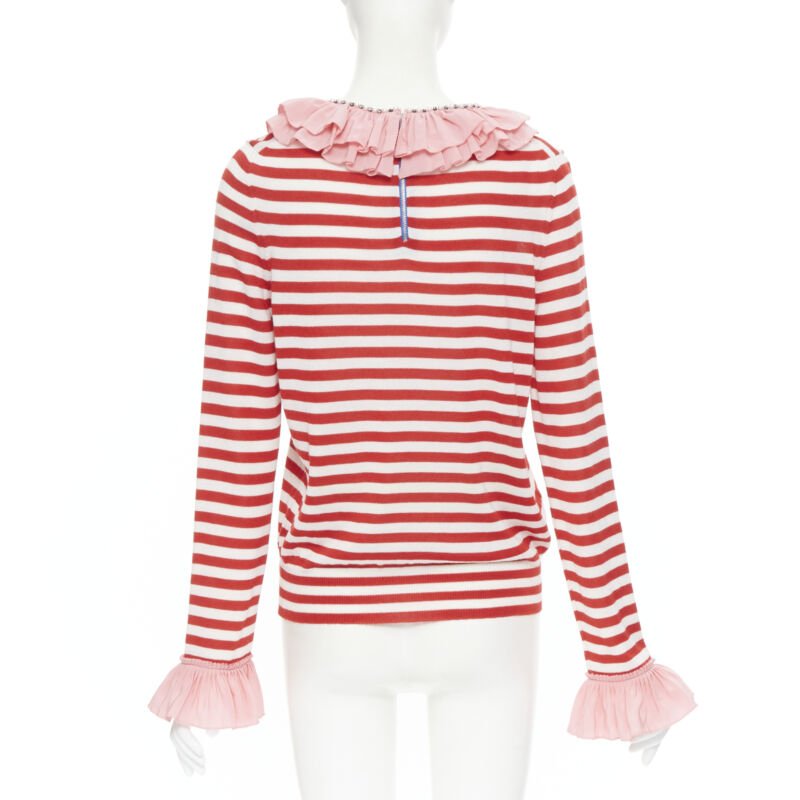 Gucci Crystal Collar Sweater - Side view