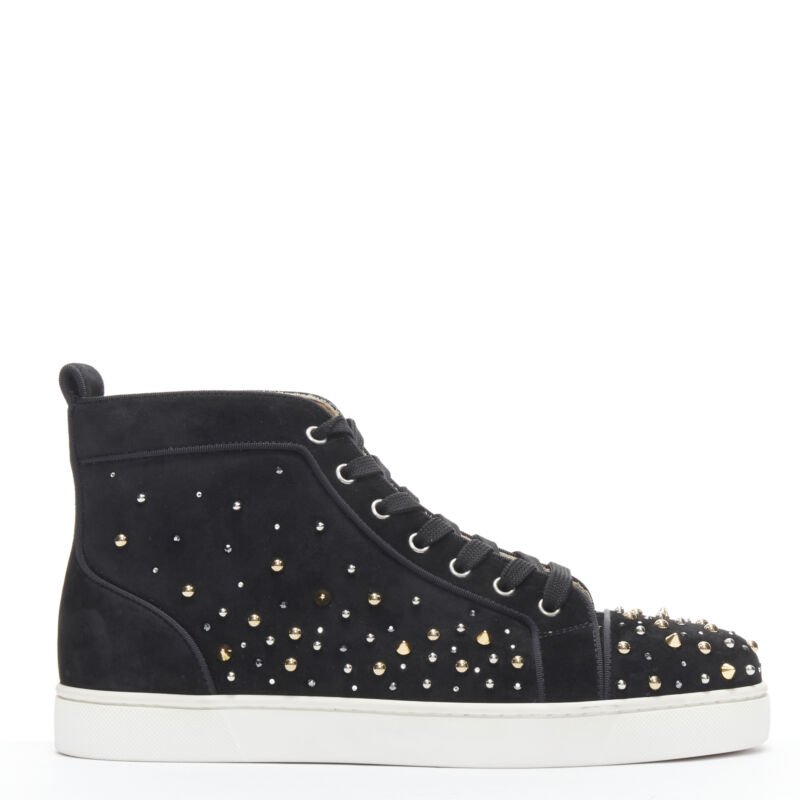 Christian Louboutin Spike Crystal Sneakers