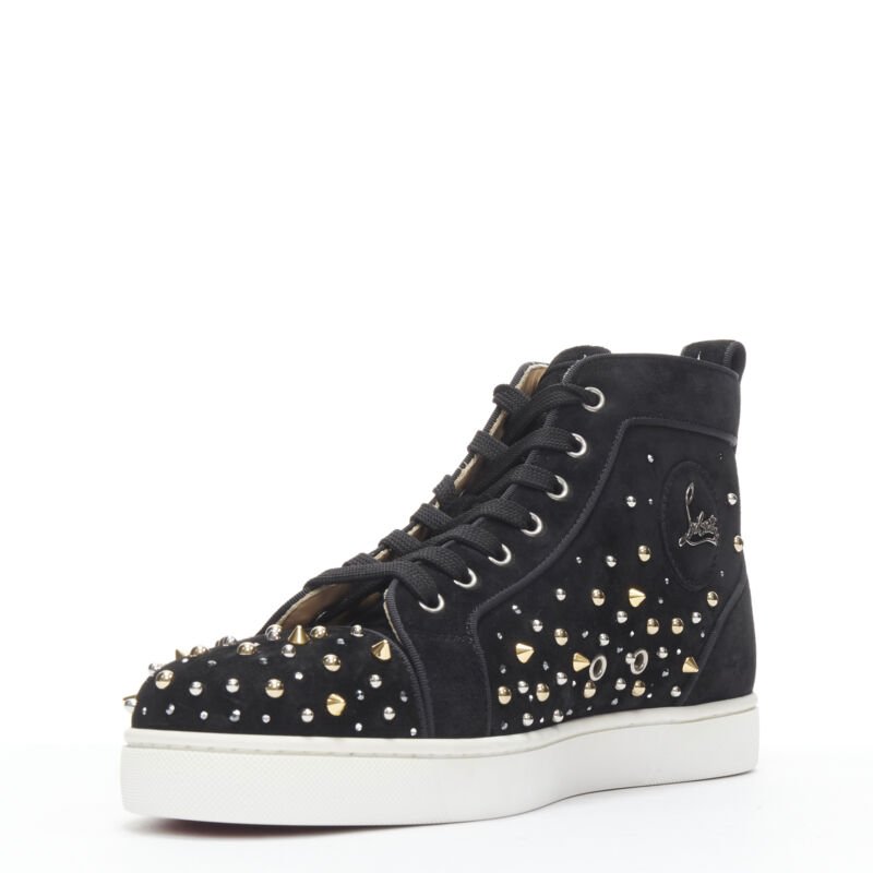 Christian Louboutin Spike Crystal Sneakers - 4