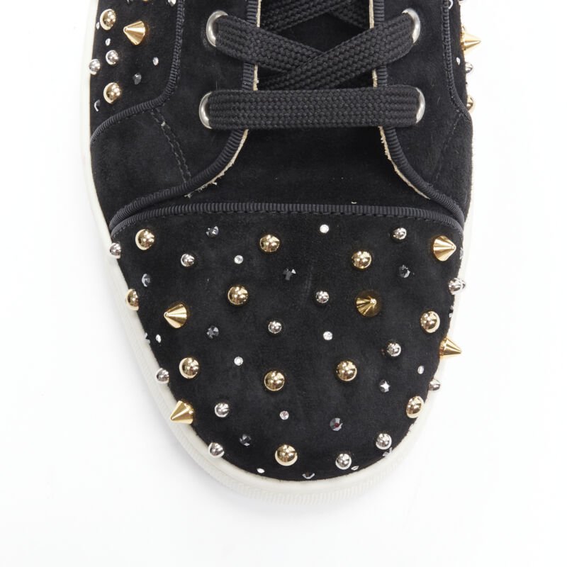 Christian Louboutin Spike Crystal Sneakers - Detail 1
