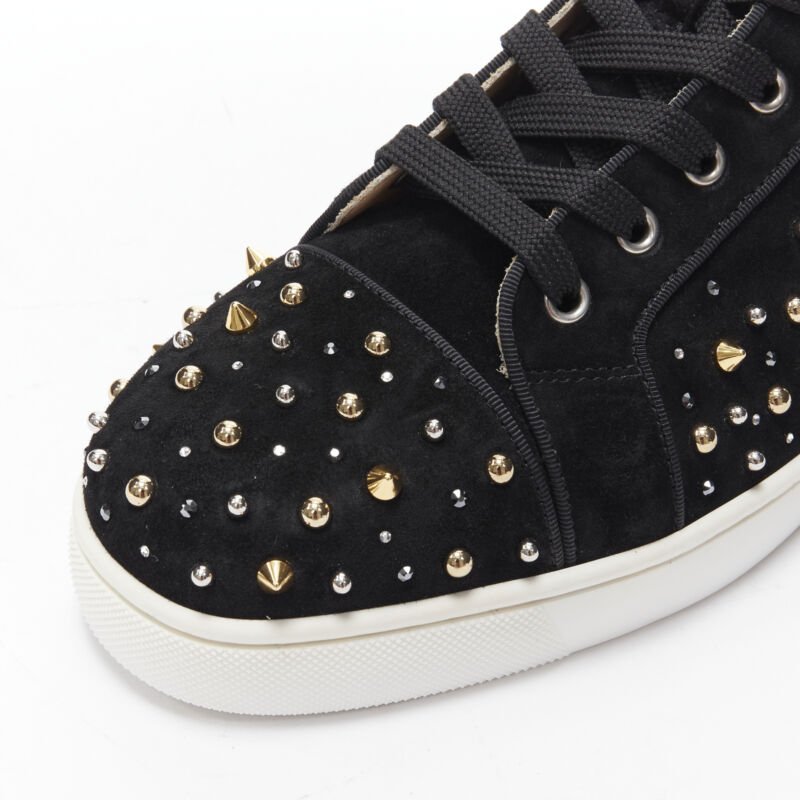 Christian Louboutin Spike Crystal Sneakers - Detail 2