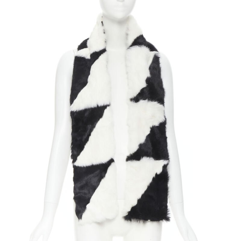 Christian Dior Rabbit Fur Scarf - Back view