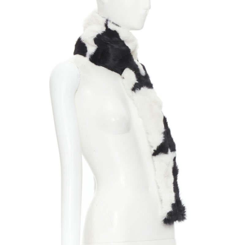 Christian Dior Rabbit Fur Scarf - 4