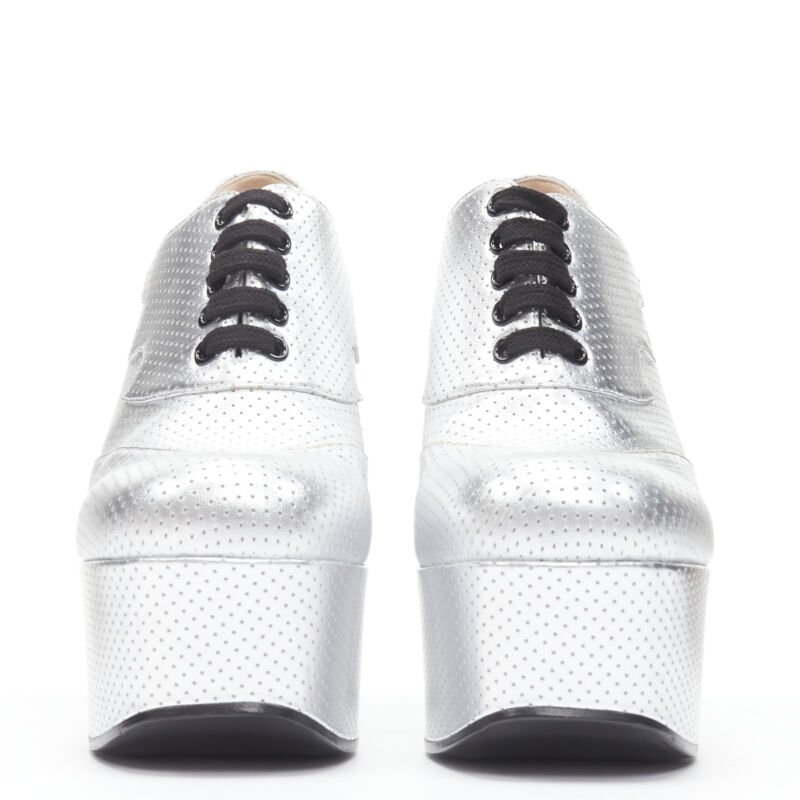 Gucci Studded Wedge Buckle Boots - Image 6