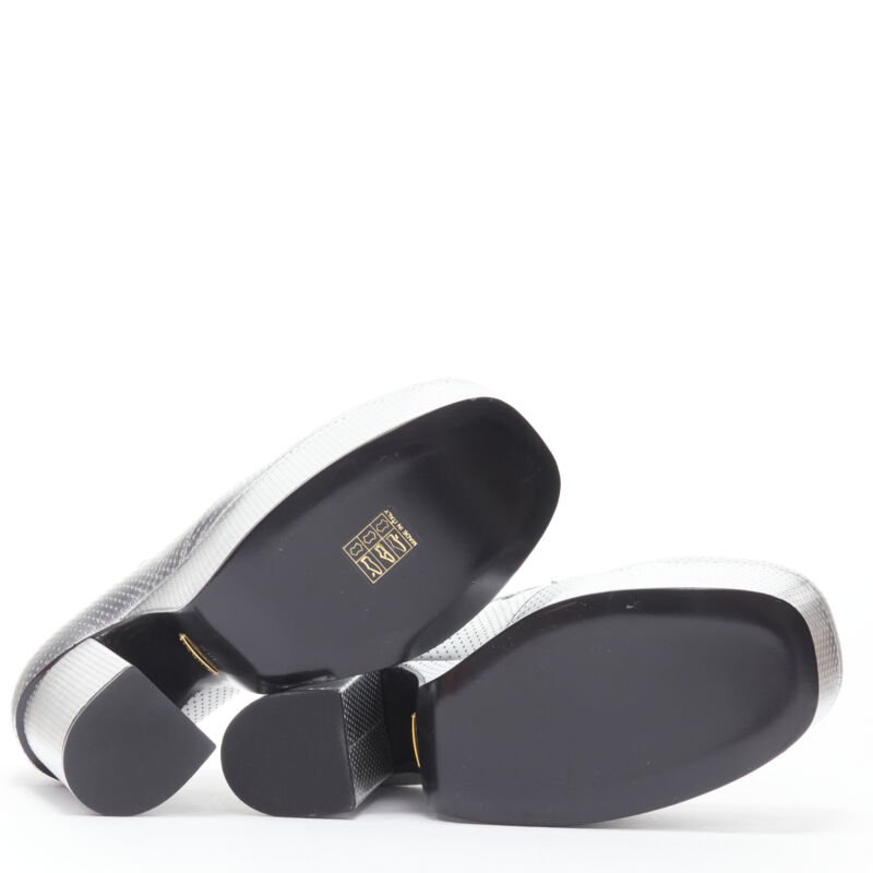 Gucci Studded Wedge Buckle Boots - Image 14