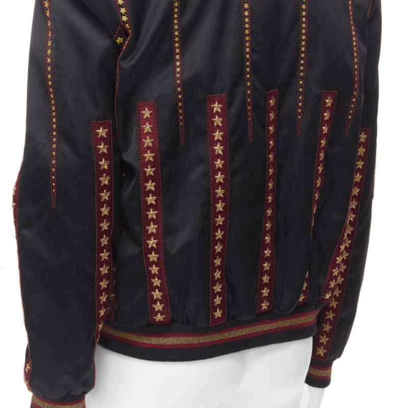 Saint Laurent Gold Star Bomber - Back view