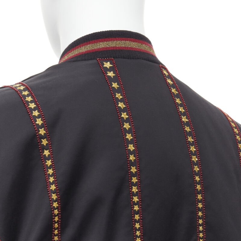 Saint Laurent Gold Star Bomber - Image 11