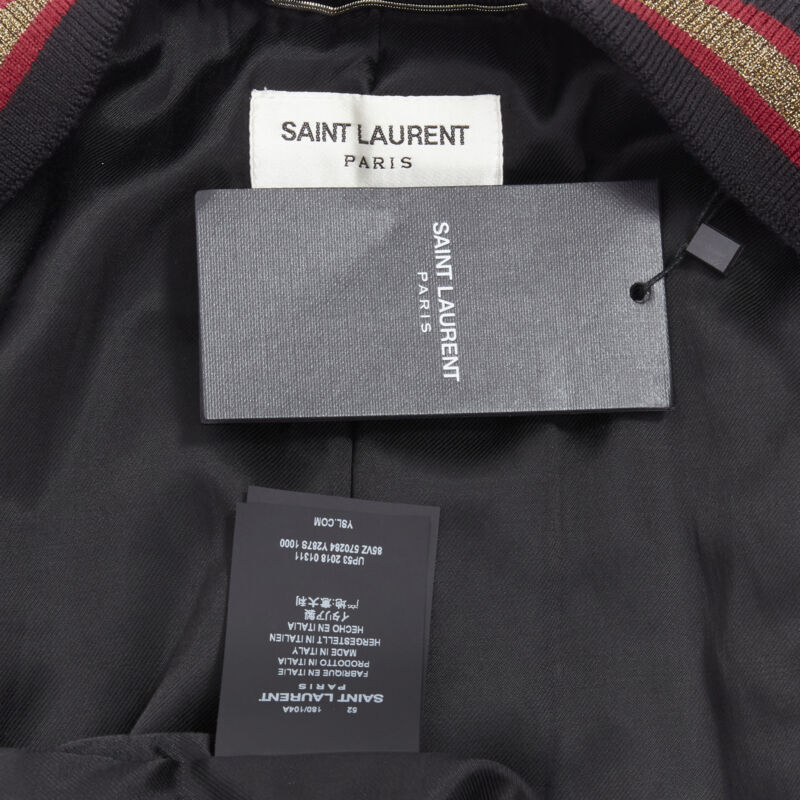 Saint Laurent Gold Star Bomber - Image 12