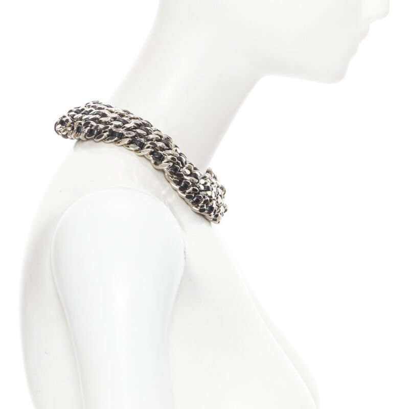 Saint Laurent Chunky Leather Necklace - Image 6