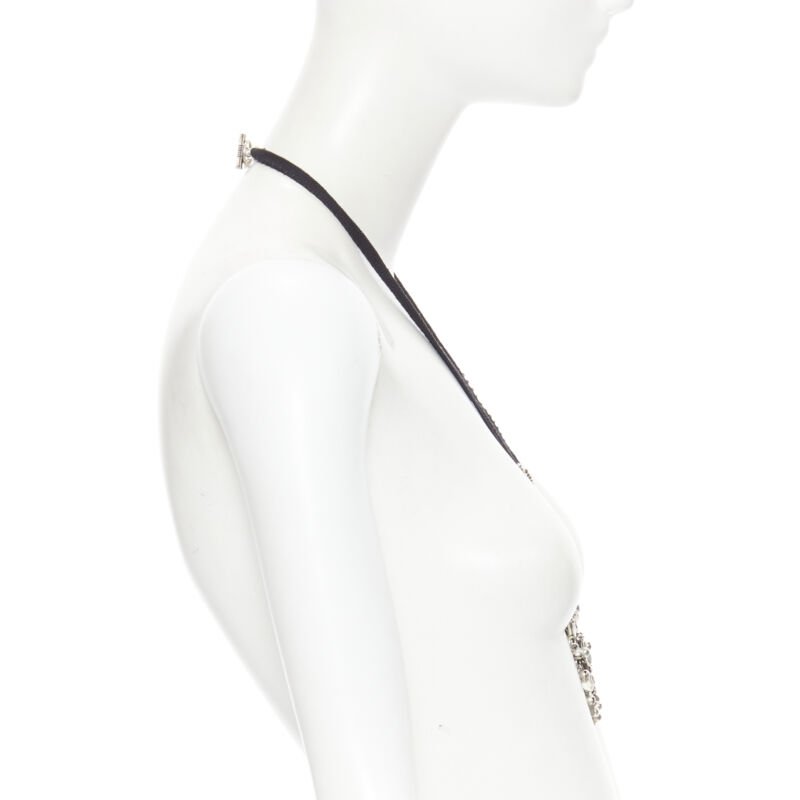 Saint Laurent Stone Crescent Necklace - 4