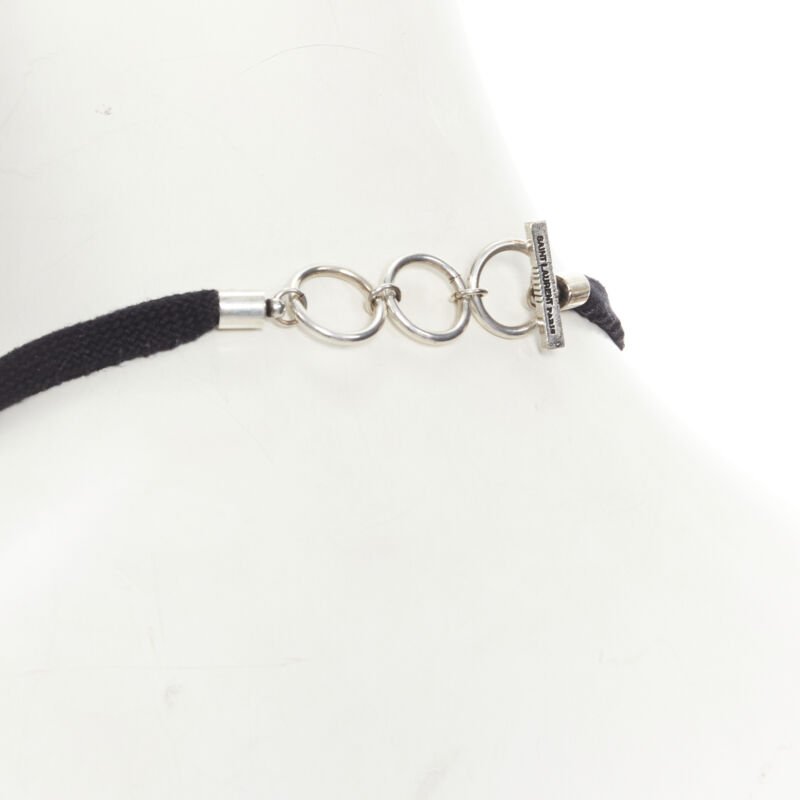 Saint Laurent Stone Crescent Necklace - Detail 1