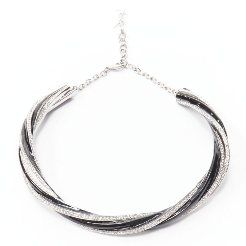 Saint Laurent Twist Charm Necklace