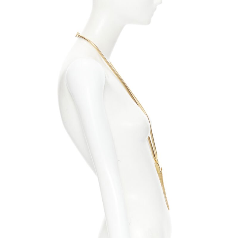 Saint Laurent Opium Deco double tassel necklace - 4