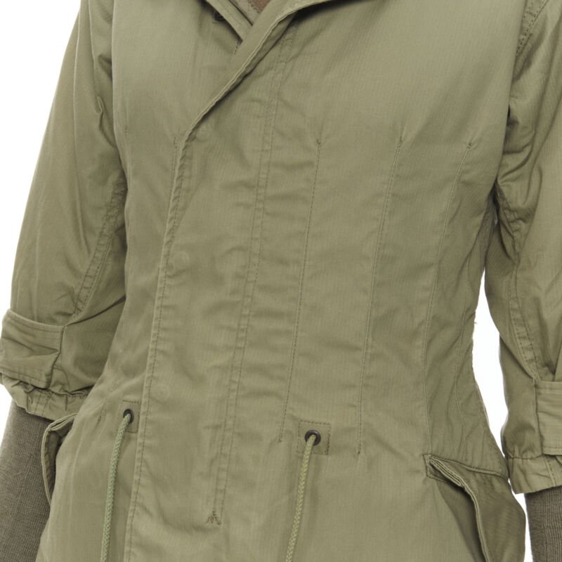 Junya Watanabe Green Fisherman Coat - Back view