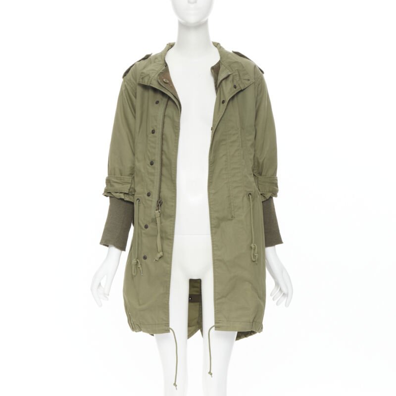 Junya Watanabe Green Fisherman Coat - Image 6